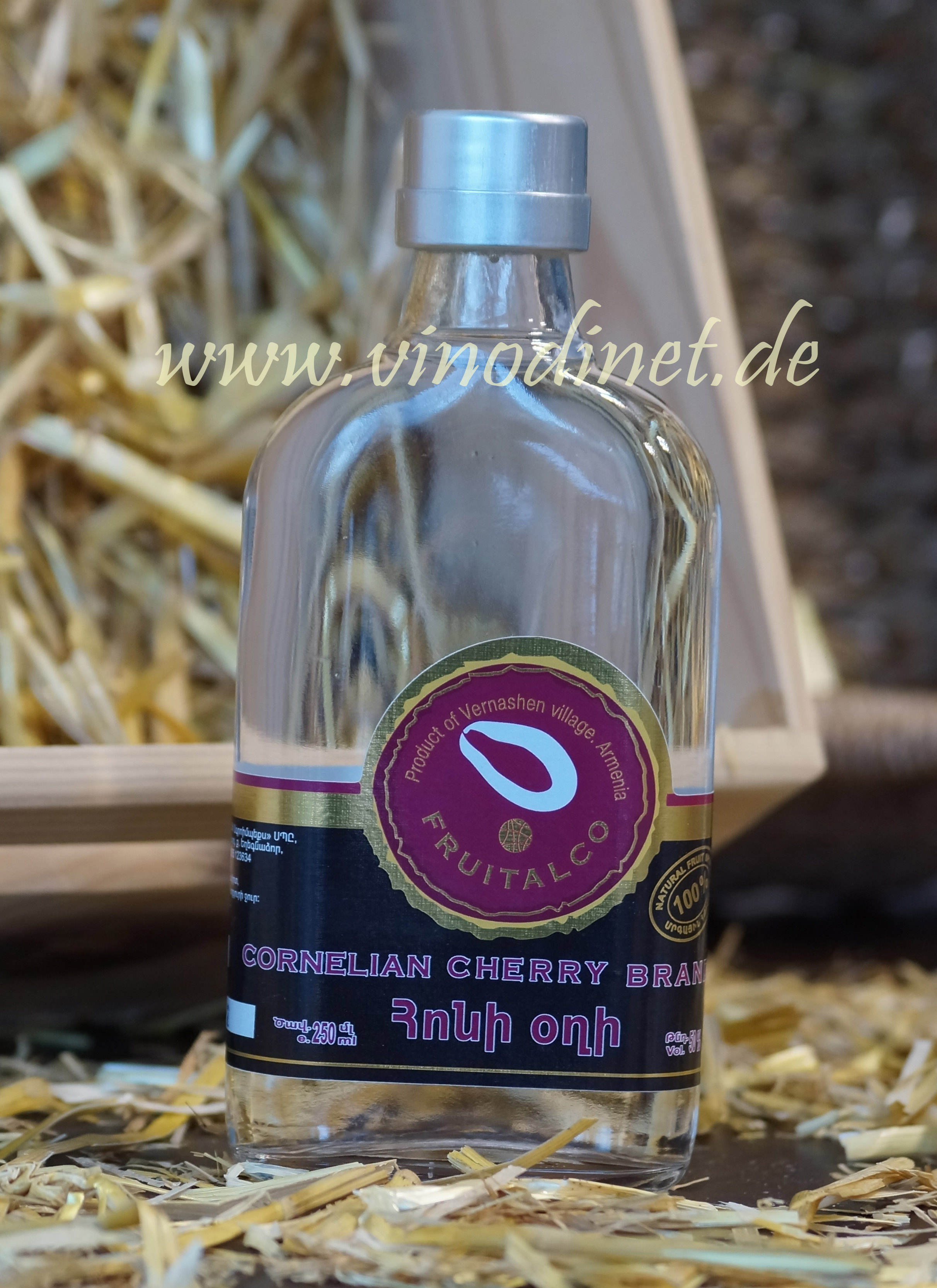 Kornelkirsch Brandy 0,25 L - 50%Vol.